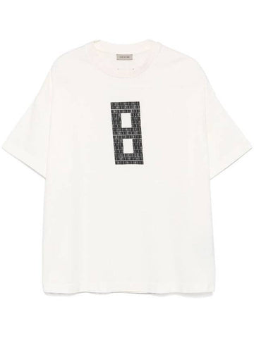 Fear Of God Short Sleeve Tee 8 Black Print Clothing - FEAR OF GOD - BALAAN 1