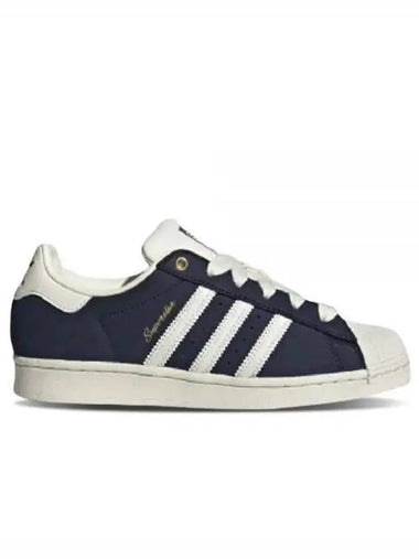 Superstar Low Top Sneakers Navy - ADIDAS - BALAAN 1