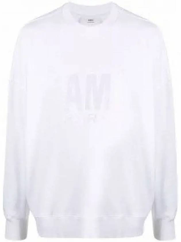 Paris Logo Sweatshirt White - AMI - BALAAN 2