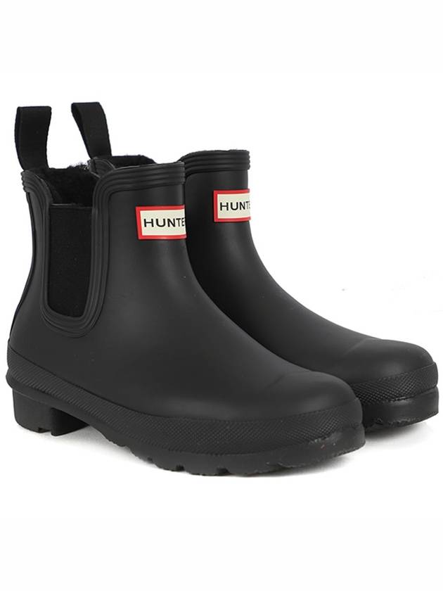 Original Chelsea Insulated Rain Boots Black - HUNTER - BALAAN 1