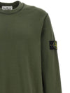 Compass Patch Cotton Sweatshirt Musk Green - STONE ISLAND - BALAAN 4