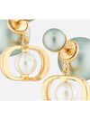 Dior Tribales Earrings Gold Finish Metal Pistachio - DIOR - BALAAN 3