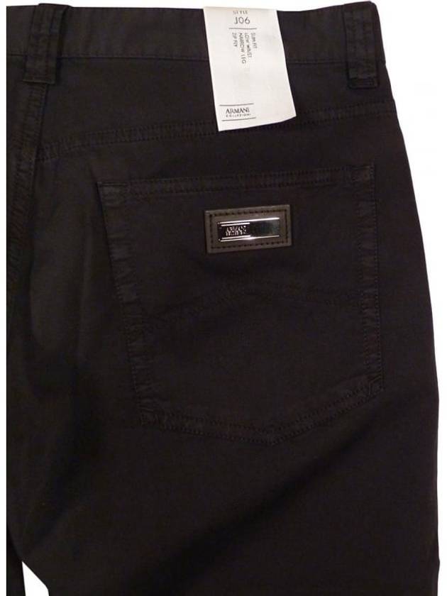 Armani Black Slim Fit Jeans - ARMANI COLLEZIONI - BALAAN 4