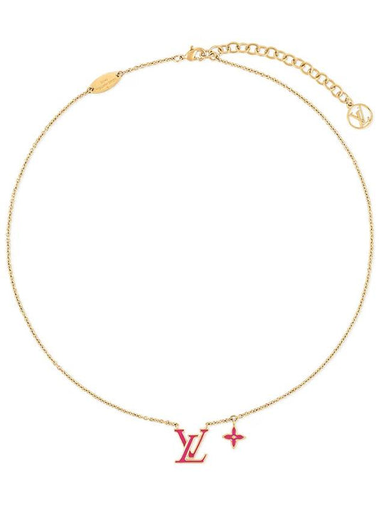 LV Iconic Enamel Necklace Gold - LOUIS VUITTON - BALAAN 2