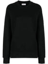 Women's Logo Sweatshirt Black - MONCLER - BALAAN 1