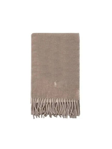 PC0455 027 Pony Reversible Fringe Muffler - POLO RALPH LAUREN - BALAAN 1