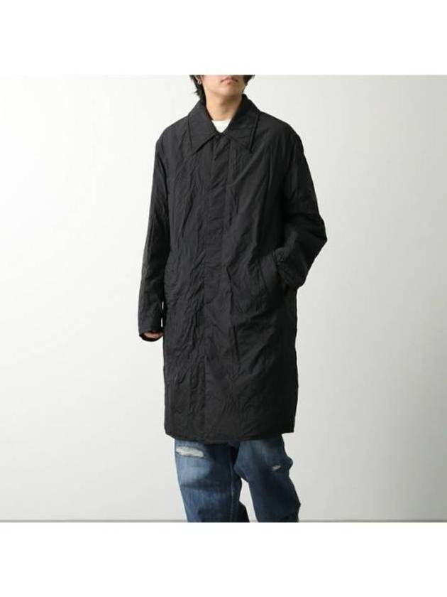 Blithe Crinkle Solaro Shining Coat Black - OUR LEGACY - BALAAN 2