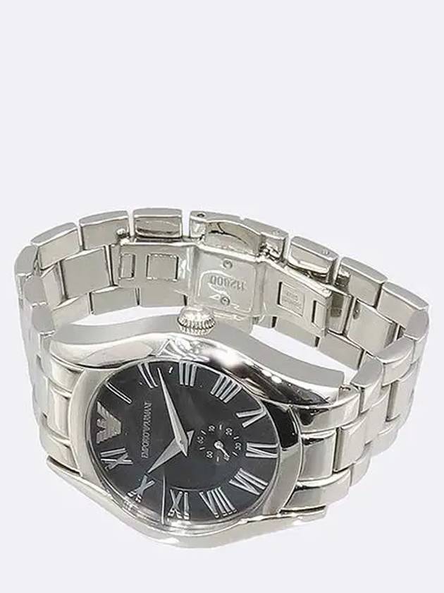 Armani AR0681 Round Black Steel Quartz Men s Watch - GIORGIO ARMANI - BALAAN 2