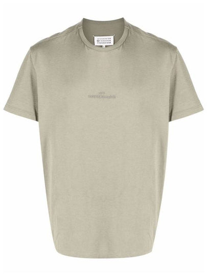 Reverse Logo Jersey Short Sleeve T-Shirt Light Green - MAISON MARGIELA - BALAAN 2