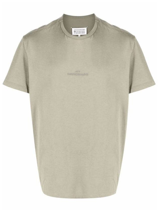 Reverse Logo Jersey Short Sleeve T-Shirt Light Green - MAISON MARGIELA - BALAAN 2