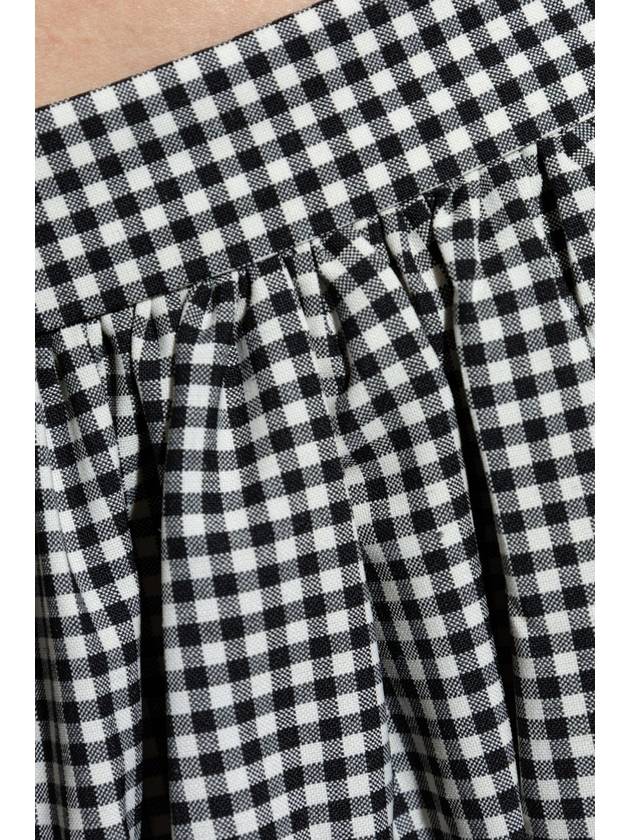 Marni Short Plaid Skirt, Women's, White - MARNI - BALAAN 5