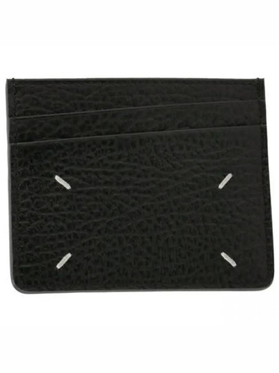 Four Stitch Card Wallet Black - MAISON MARGIELA - BALAAN 2