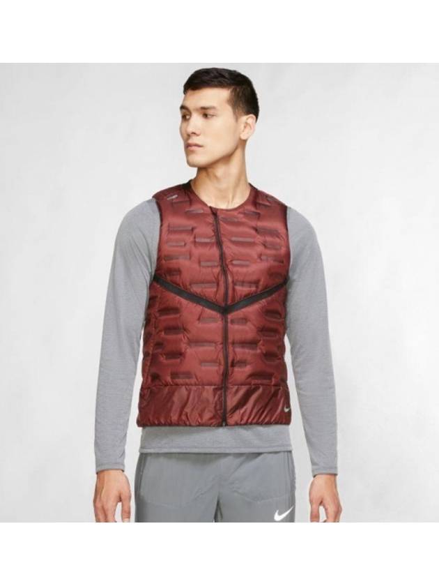 01CU7797625Aeroloft running vest jacket 20 21 seasonburgundy - NIKE - BALAAN 1