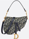 Saddle Oblique Jacquard Shoulder Bag Navy - DIOR - BALAAN 2