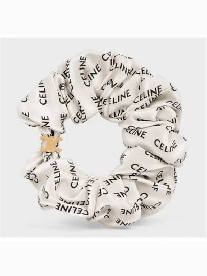 Rayure Bracelet Slik Scrunchy Gold White - CELINE - BALAAN 2