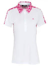 Cara Short Sleeve Polo Shirt White - J.LINDEBERG - BALAAN 2