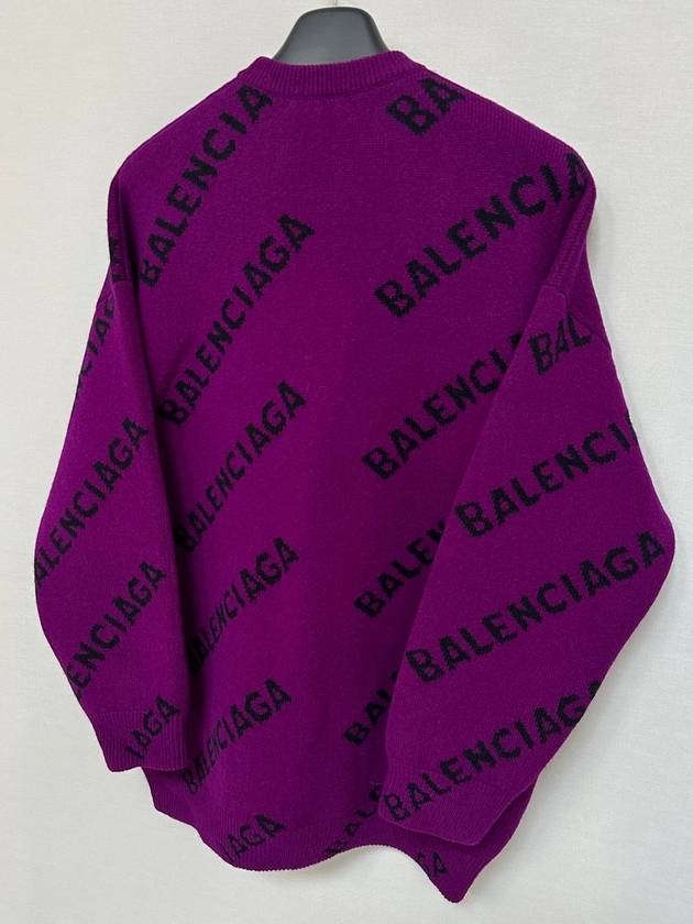 Logo over knit sweater 110 - BALENCIAGA - BALAAN 5