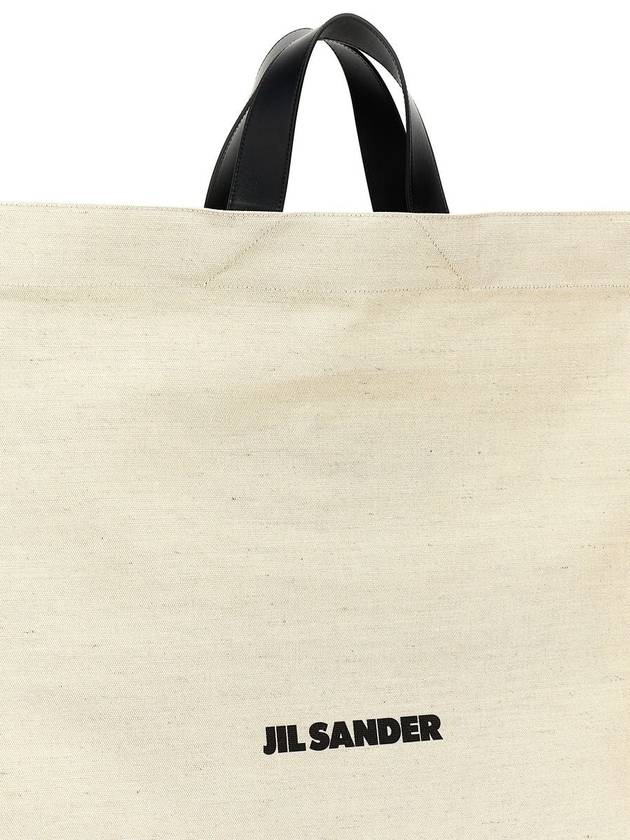 24FW Tote Bag J07WD0105P7060280 White Black - JIL SANDER - BALAAN 4