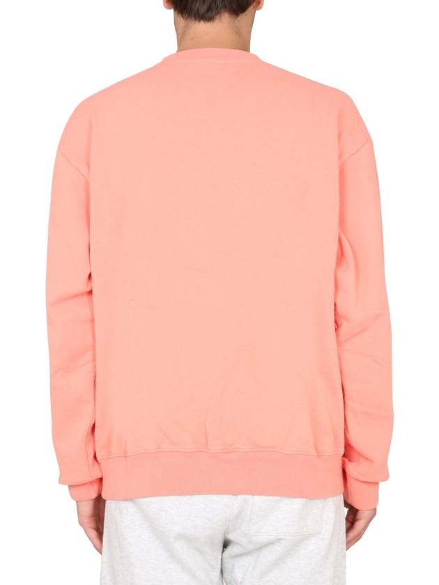 Crown Crew Neck Sweatshirt Grapefruit - SPORTY & RICH - BALAAN 7