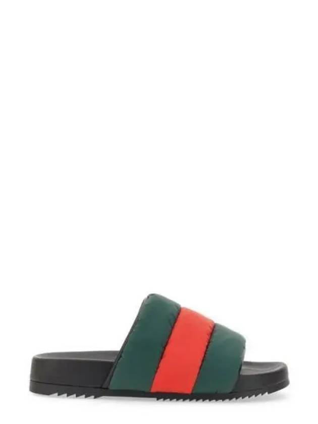 700320 UFR30 3060 Web Slide Nylon Women Slippers 1289784 - GUCCI - BALAAN 1