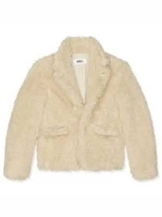 Faux Fur Jacket Beige - MAISON MARGIELA - BALAAN 2