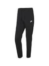 Mens NSW Club Open Ham Jersey Pants Black - NIKE - BALAAN 4