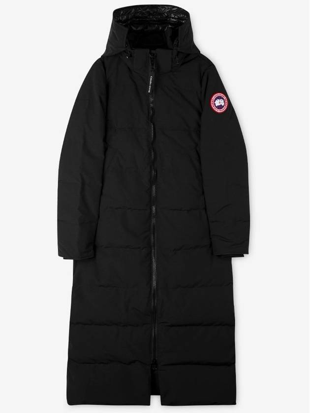 Mystique Satin Long Parka Black - CANADA GOOSE - BALAAN 2