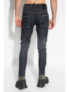 Distressed Denim Jeans Black - DSQUARED2 - BALAAN 6