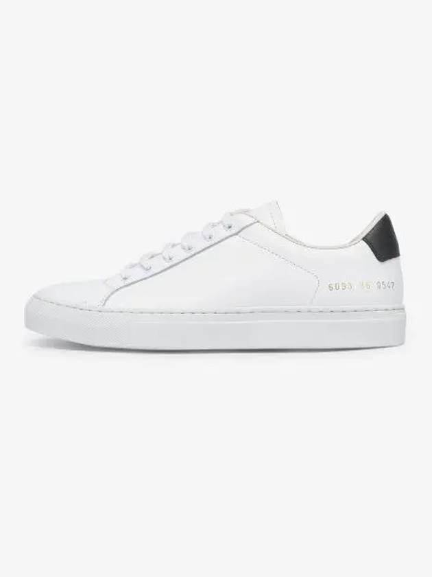 Retro Sneakers White Black 60930547 - COMMON PROJECTS - BALAAN 1