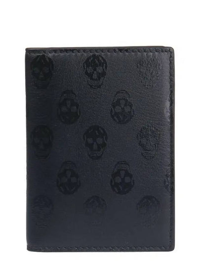 Biker Skull Pocket Card Wallet Black - ALEXANDER MCQUEEN - BALAAN 2