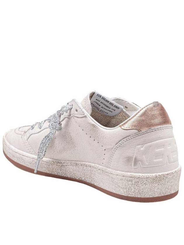 Ballstar Leather Low Top Sneakers Smoke Blue White - GOLDEN GOOSE - BALAAN 5