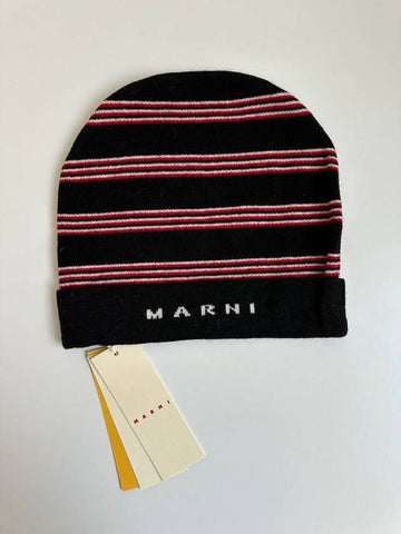 Kids Beanie M01238 M00SZ Black I III - MARNI - BALAAN 1