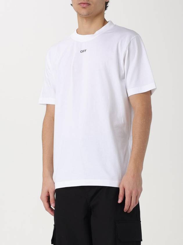 T-shirt di cotone Off-White - OFF WHITE - BALAAN 4