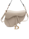 Saddle Strap Calfskin Tote Bag Beige - DIOR - BALAAN 2