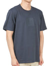 Men's Metropolis Pocket Jersey Short Sleeve T-Shirt Ombre Blue - CP COMPANY - BALAAN 4