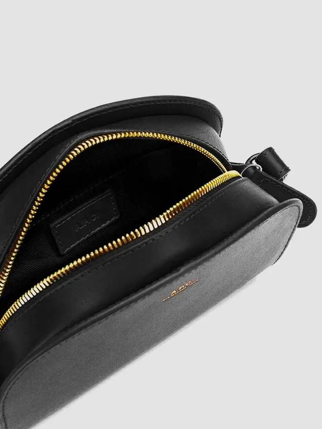 Demi Lune Mini Half Moon Cross Bag Black - A.P.C. - BALAAN.