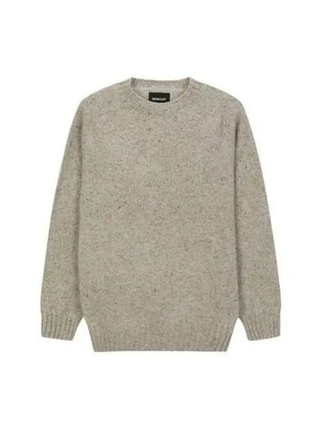 HOWLIN Donegal wool sweatshirt light gray TERRY - HOWLIN' - BALAAN 1