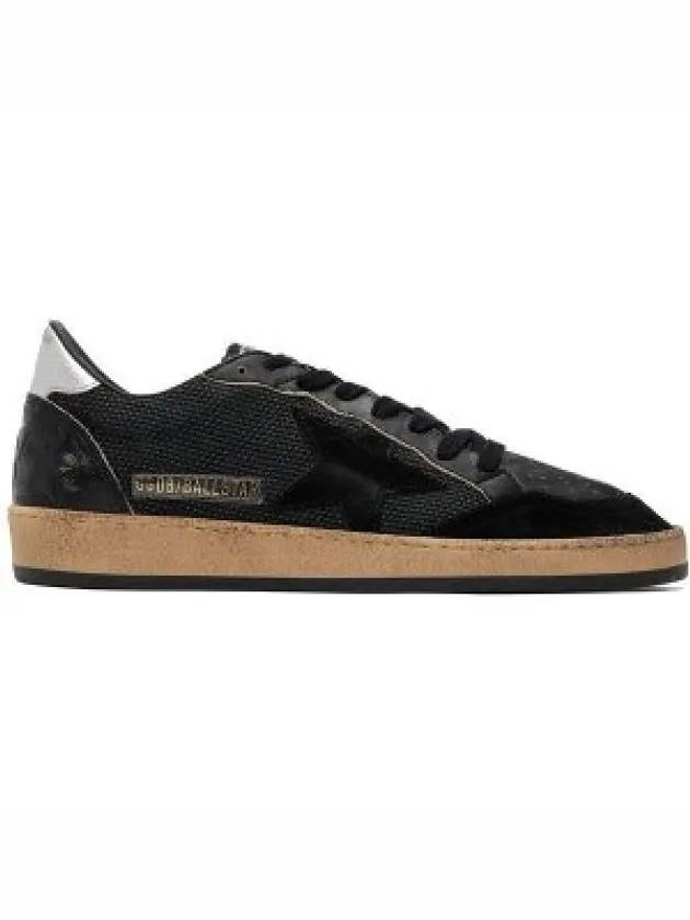 Ball Star Laminated Low Top Sneakers Black - GOLDEN GOOSE - BALAAN 2