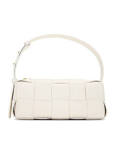 Brick Cassette Intrecciato Small Shoulder Bag White - BOTTEGA VENETA - BALAAN 2