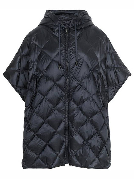 Treman Quilted Cape Navy - MAX MARA - BALAAN 2