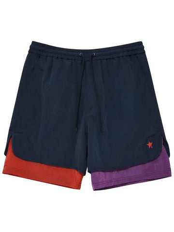 layered nylon shorts navy - AJOBYAJO - BALAAN 1