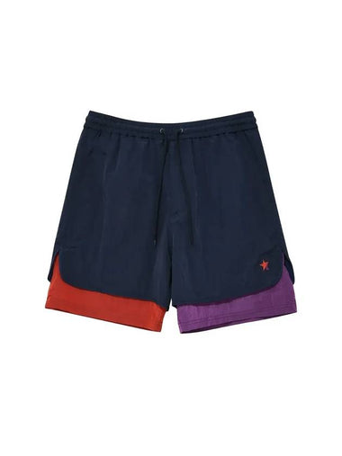 layered nylon shorts navy - AJOBYAJO - BALAAN 1