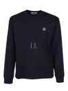 Chest Patch Long Sleeve T-Shirt Black - STONE ISLAND - BALAAN 2