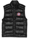 Crofton Logo Patch Padding Vest Black - CANADA GOOSE - BALAAN 4