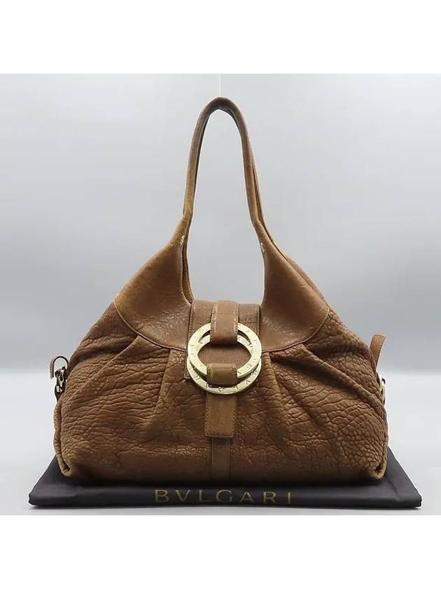 brown shoulder bag - BVLGARI - BALAAN 1