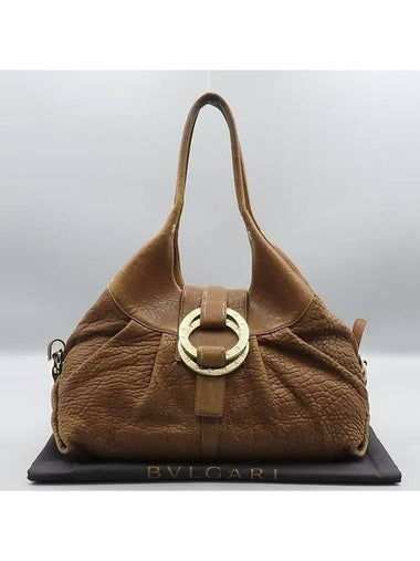 brown shoulder bag - BVLGARI - BALAAN 1