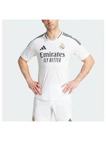 Real Madrid 24/25 Home Authentic Jersey Uniform Short Sleeve T-Shirt White - ADIDAS - BALAAN 2