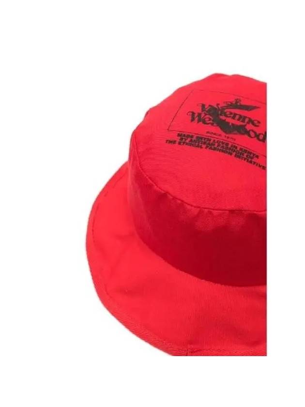 Fisher Bucket Hat Black - VIVIENNE WESTWOOD - BALAAN 3