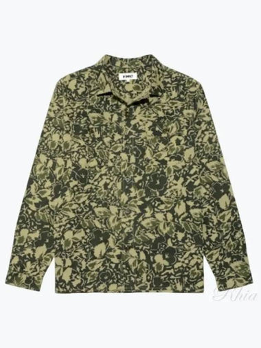 Feathers Shirt P2UAA Green Cotton - YMC - BALAAN 1