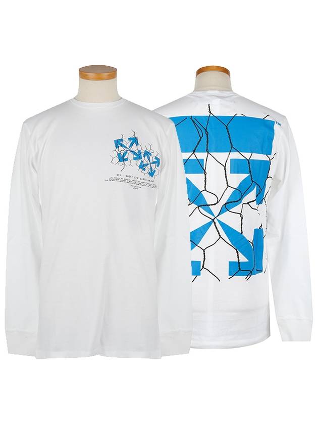 Fence Arrow Long Sleeve T-Shirt White - OFF WHITE - BALAAN 2